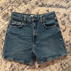 Women's Blue Denim Shorts